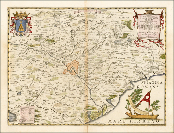 90-Italy Map By Giacomo Giovanni Rossi