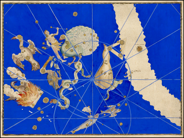 86-Celestial Maps Map By Johann Bayer