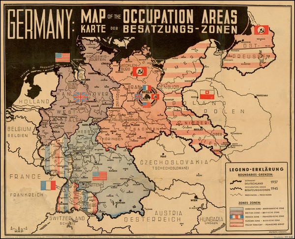 63-Europe, Europe, Poland, Czech Republic & Slovakia, Baltic Countries and Germany Map By Atla