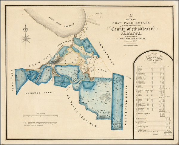 9-Caribbean Map By Maclure & Macdonald Lithographers