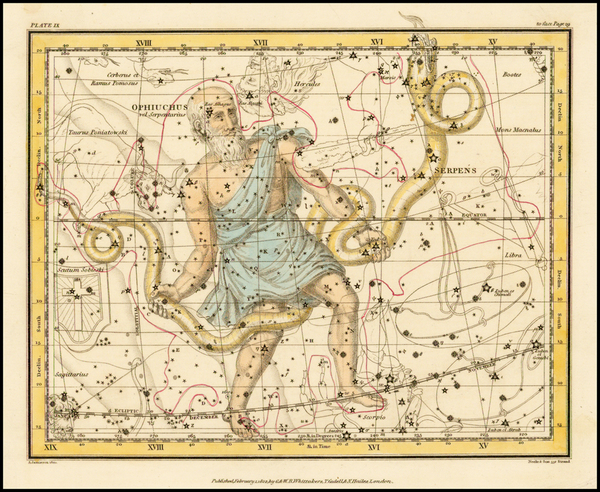 53-Celestial Maps Map By Alexander Jamieson