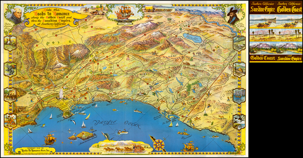 33-California Map By Roads To Romance Inc.