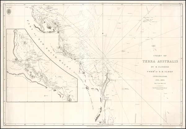 95-Australia Map By British Admiralty