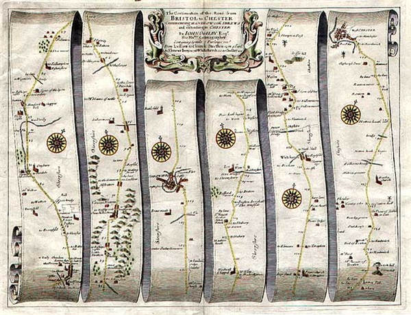 56-Europe and British Isles Map By John Ogilby