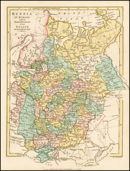 17-Poland, Russia and Balkans Map By Robert Wilkinson