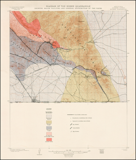 97-Rocky Mountains Map By U.S. Geological Survey