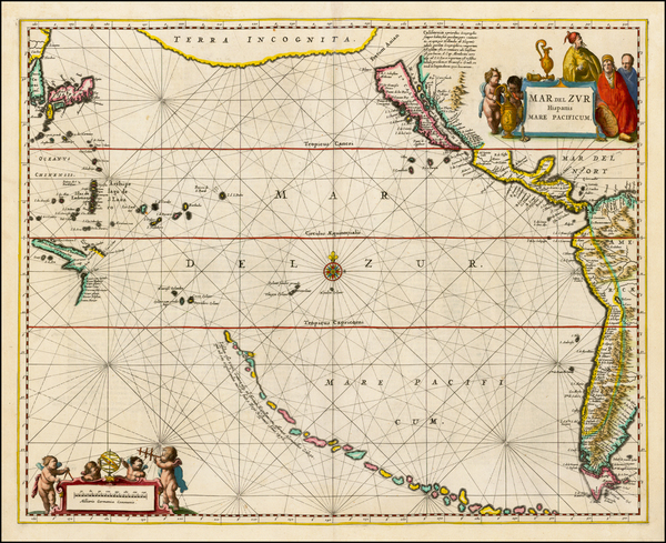 17-Pacific and California Map By Jan Jansson