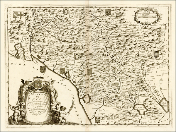 40-Italy Map By Vincenzo Maria Coronelli