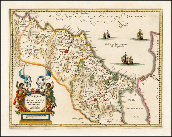 99-North Africa Map By Mattheus Merian