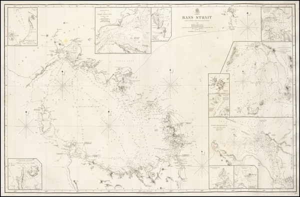 69-Australia Map By British Admiralty