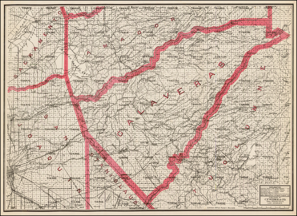 1-California Map By Punnett Brothers