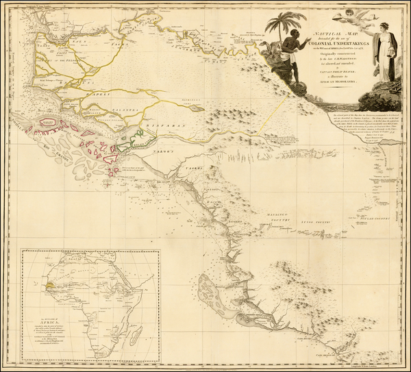 53-West Africa Map By Philip Beaver