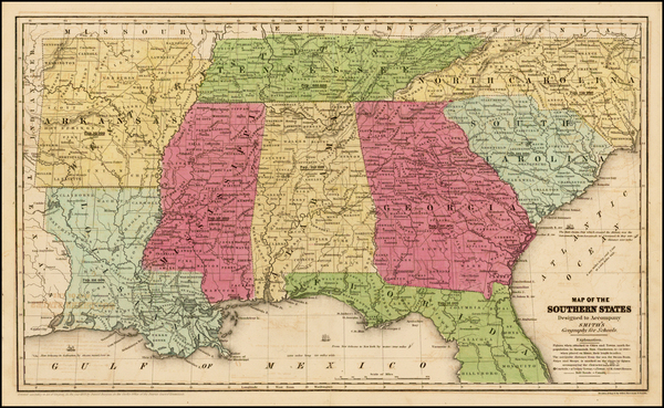 4-South and Southeast Map By Daniel Burgess