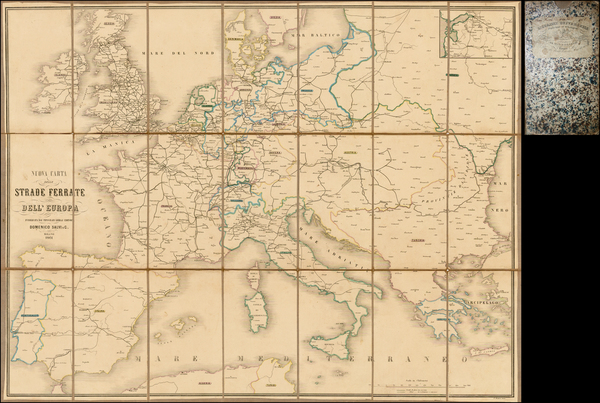 83-Europe and Europe Map By Domenico Salvi e C.