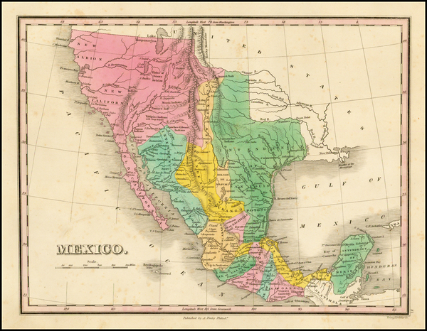 39-Texas, Southwest, Rocky Mountains and California Map By Anthony Finley