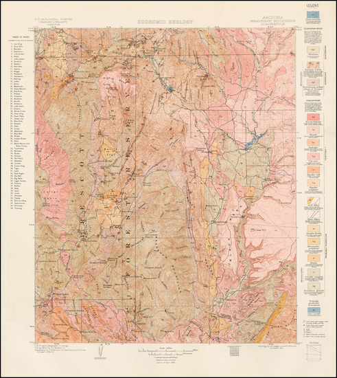 7-Southwest Map By U.S. Geological Survey