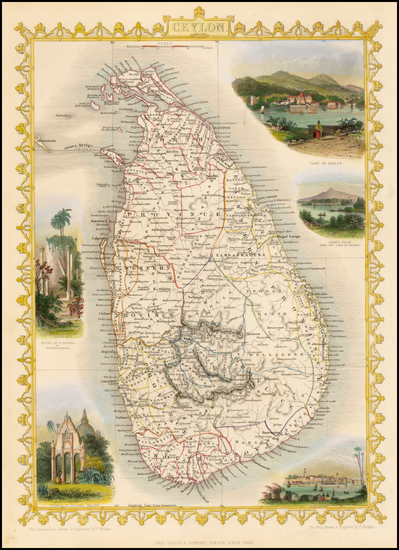 95-India and Other Islands Map By John Tallis