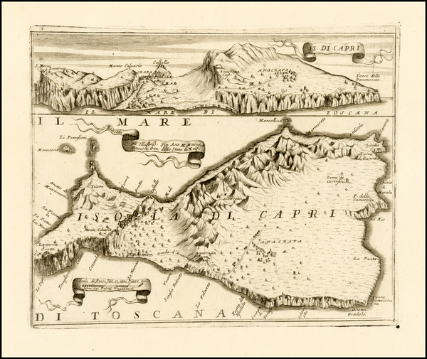 37-Italy and Balearic Islands Map By Vincenzo Maria Coronelli