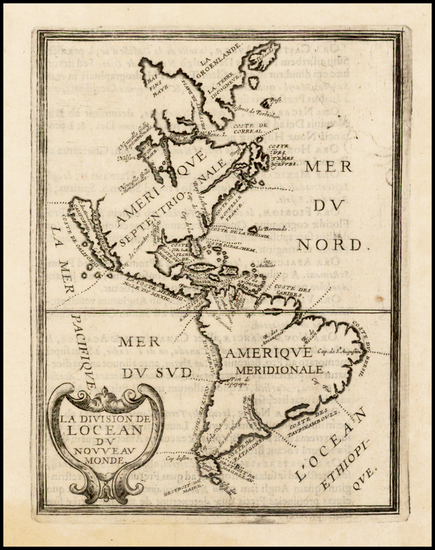 72-South America, California and America Map By Philip Briet