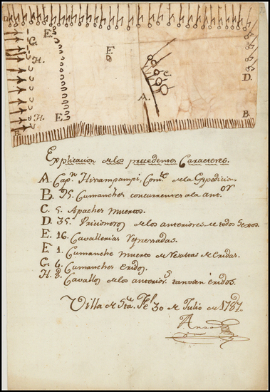 83-Southwest and Rocky Mountains Map By Anonymous Comanche Cartographer