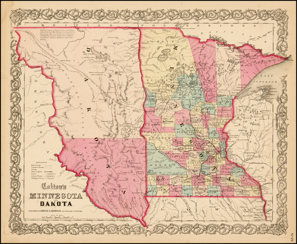 47-Midwest and Plains Map By Colton