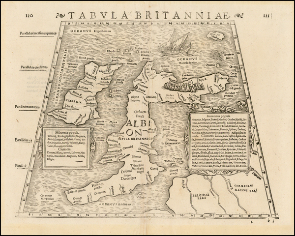 10-British Isles Map By Sebastian Munster