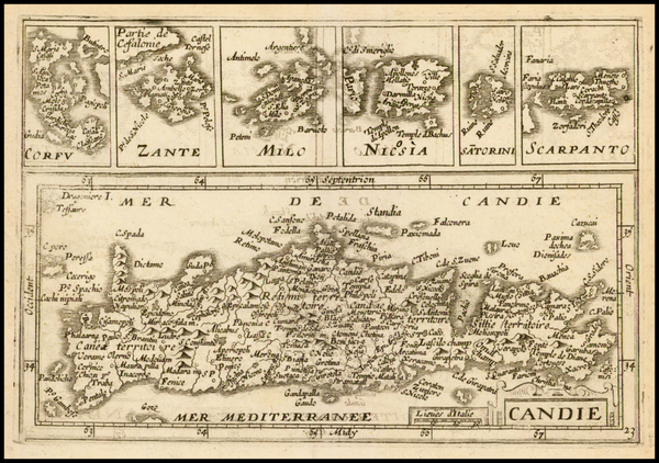 54-Greece Map By Jean Boisseau