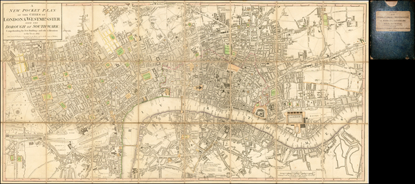 70-London Map By William Faden