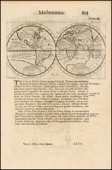 32-World and World Map By Antoine De Fer