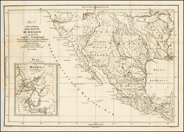 14-South, Texas, Plains, Southwest, Rocky Mountains, Mexico, Baja California and California Map By