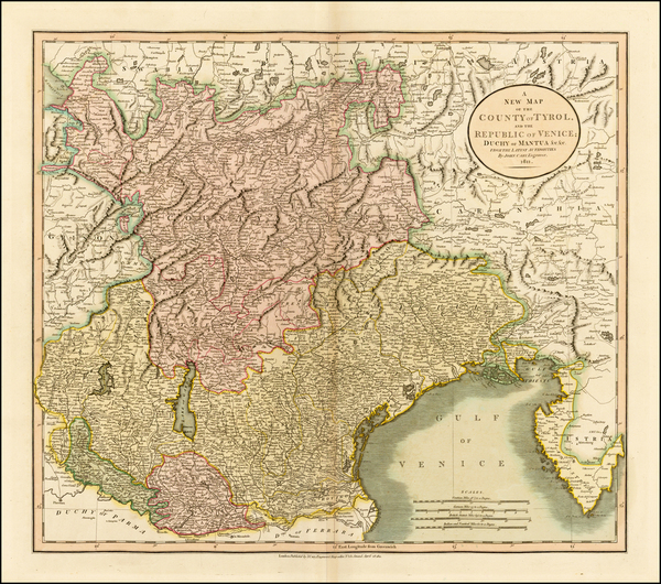 2-Austria, Balkans and Italy Map By John Cary