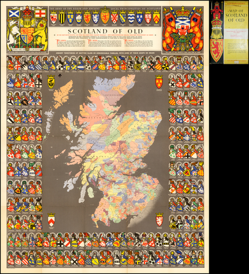 74-Scotland Map By John Bartholomew