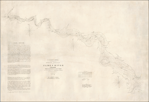 35-Mid-Atlantic and South Map By United States Coast Survey