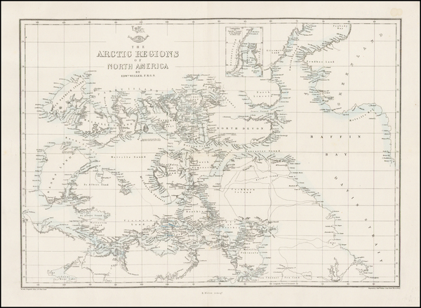 100-Polar Maps and Canada Map By Edward Weller