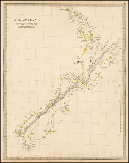 58-New Zealand Map By SDUK