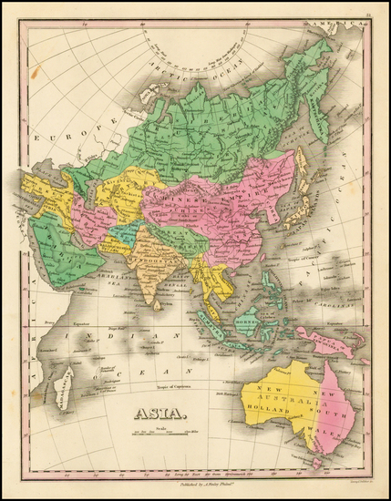 4-Asia, Asia and Australia Map By Anthony Finley