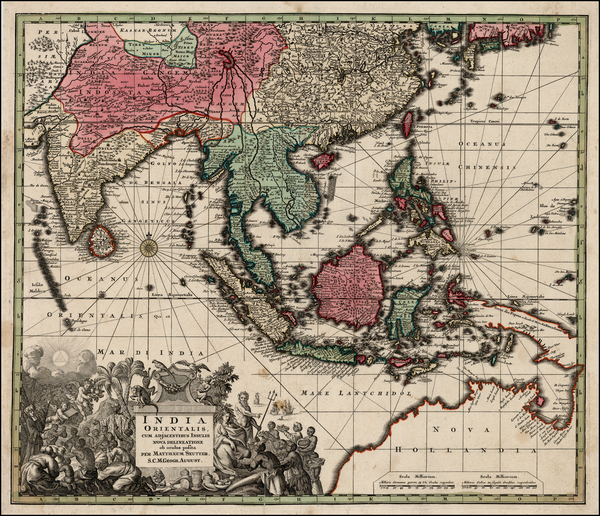 60-Asia, Asia, India, Southeast Asia, Philippines, Australia & Oceania and Australia Map By Ma