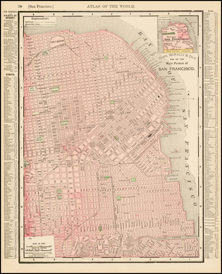 42-California Map By William Rand  &  Andrew McNally