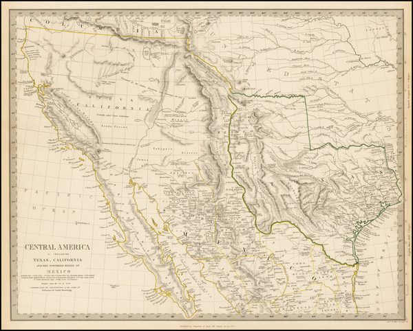 12-Texas, Southwest, Rocky Mountains and California Map By SDUK