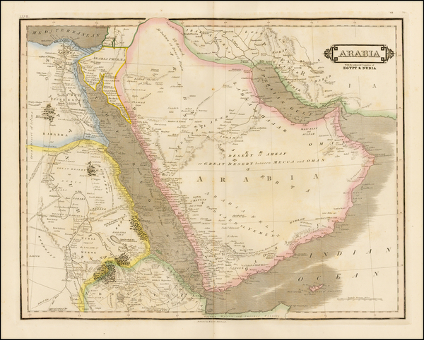 35-Middle East Map By Daniel Lizars