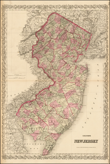 81-Mid-Atlantic Map By G.W.  & C.B. Colton