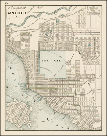 38-California Map By George F. Cram