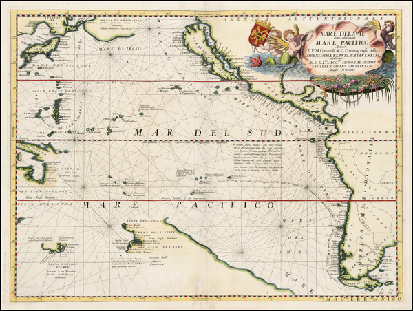 3-Polar Maps, Australia & Oceania, Pacific, Australia, Oceania, New Zealand, Hawaii, Other Pa