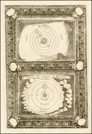 22-Celestial Maps Map By Vincenzo Maria Coronelli