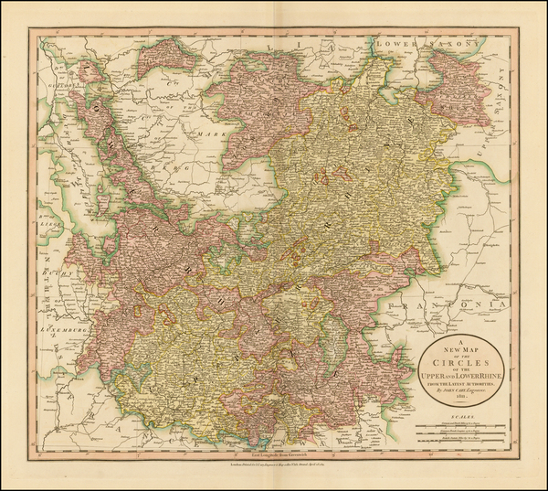 88-Germany Map By John Cary