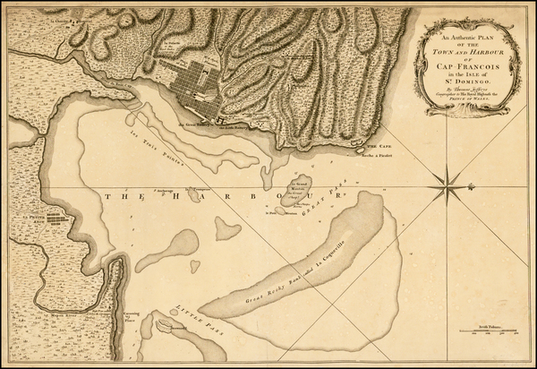 18-Caribbean Map By Thomas Jefferys