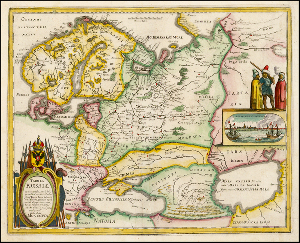 56-Poland, Russia, Ukraine, Baltic Countries, Central Asia & Caucasus and Russia in Asia Map B