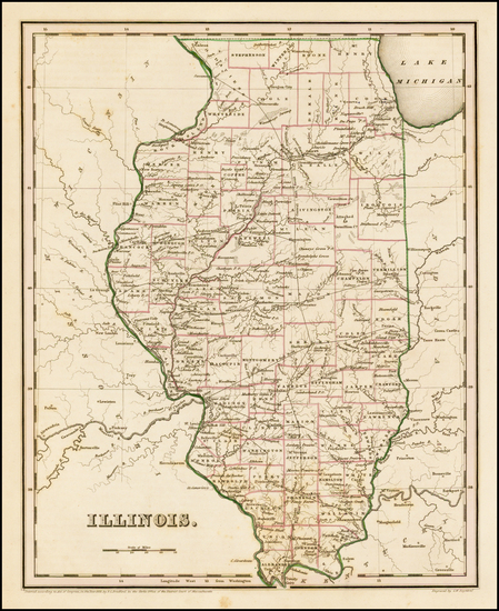 33-Midwest Map By Thomas Gamaliel Bradford