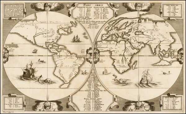 0-World Map By Benedictus Arias Montanus