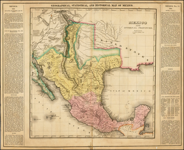 52-Texas, Plains, Southwest, Rocky Mountains, Mexico and Baja California Map By Henry Charles Care